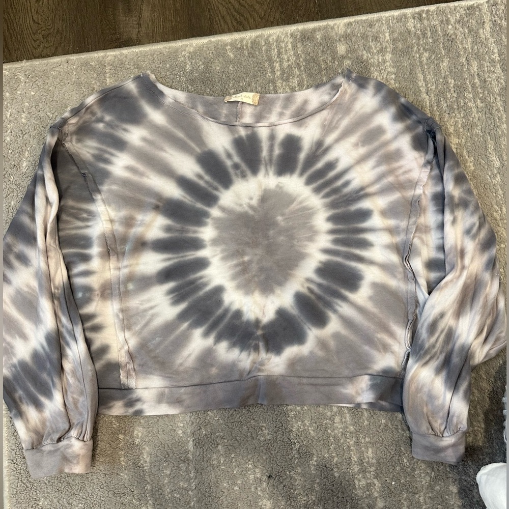 Altar’d State Oversized, Long Crop, Tie Die Long Sleeve